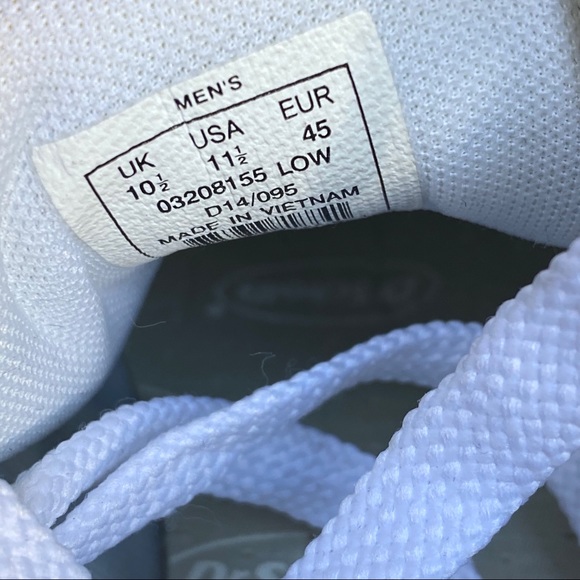 K-Swiss white leather stripe Berlo II sneaker shoe - Picture 8 of 9